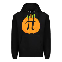 Black funny halloween and thanksgiving pumpkin pi math  gifts Premium Hoodie - maiPhamDesign