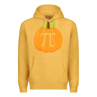 Mustard funny halloween and thanksgiving pumpkin pi math  gifts Premium Hoodie - maiPhamDesign