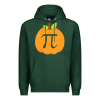 Sports Green funny halloween and thanksgiving pumpkin pi math  gifts Premium Hoodie - maiPhamDesign