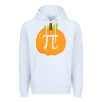 White funny halloween and thanksgiving pumpkin pi math  gifts Premium Hoodie - maiPhamDesign