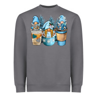 Storm winter coffee gnome Heavyweight Sweatshirt - BarkalooDesign