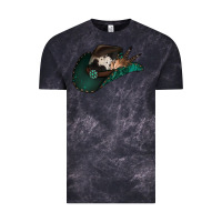 Cloud Black cowhide flowers cowboy hat Vintage Tee - Jasminsmagicworld