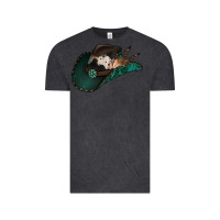 Vintage Black cowhide flowers cowboy hat Vintage Tee - Jasminsmagicworld