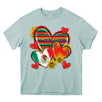 Arona Mexican Hearts Heavy Core Tee - texasbilliewilder