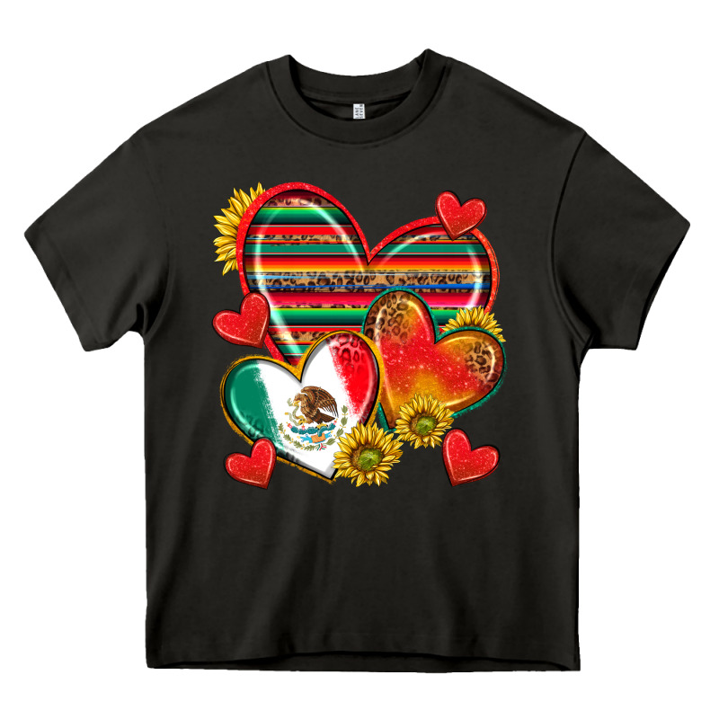 Mexican Hearts Heavy Core Tee by texasbilliewilder | Teevron