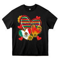 Black Mexican Hearts Heavy Core Tee - texasbilliewilder