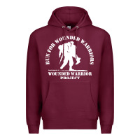 Burgundy memorial warrior project Premium Hoodie - maiPhamDesign