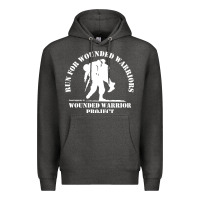Charcoal Heather memorial warrior project Premium Hoodie - maiPhamDesign