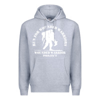 Heather Grey memorial warrior project Premium Hoodie - maiPhamDesign