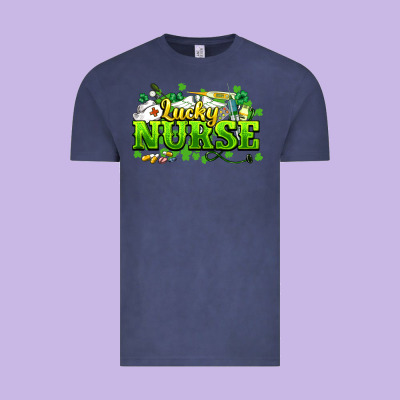 Lucky Nurse St. Patrick's Day Vintage Tee Designed By Howdyjamesfarm