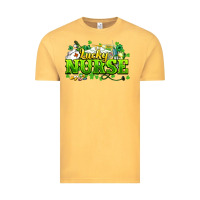 Vintage Mustard Lucky Nurse St. Patrick's Day Vintage Tee - HowdyJamesFarm