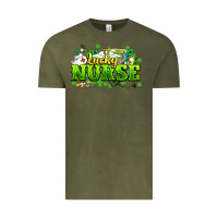 Vintage Olive Lucky Nurse St. Patrick's Day Vintage Tee - HowdyJamesFarm