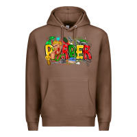 Chestnut barber Premium Hoodie - CowhideDigitalArt