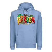 Colony Blue barber Premium Hoodie - CowhideDigitalArt