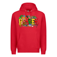 Red barber Premium Hoodie - CowhideDigitalArt