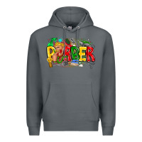 Rock barber Premium Hoodie - CowhideDigitalArt