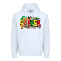 White barber Premium Hoodie - CowhideDigitalArt