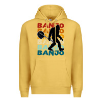 Antique Gold banjo t  shirt banjo   banjo bigfoot t  shirt Premium Hoodie - maiPhamDesign