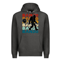Charcoal Heather banjo t  shirt banjo   banjo bigfoot t  shirt Premium Hoodie - maiPhamDesign