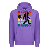Purple banjo t  shirt banjo   banjo bigfoot t  shirt Premium Hoodie - maiPhamDesign
