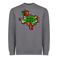 Storm merry Christmas y'all Texas map Heavyweight Sweatshirt - BarkalooDesign