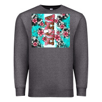 Charcoal Heather floral mama Premium Sweatshirt - AdoDesignShop