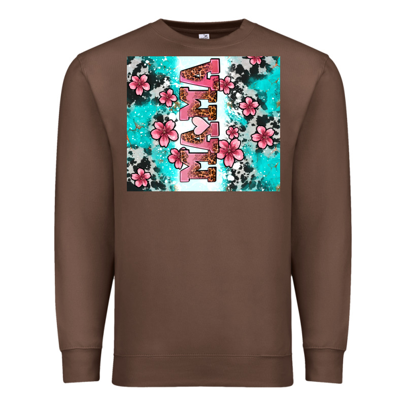 Floral Mama Premium Sweatshirt by AdoDesignShop | Teevron
