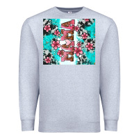 Heather Grey floral mama Premium Sweatshirt - AdoDesignShop