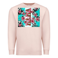 Pale Pink floral mama Premium Sweatshirt - AdoDesignShop