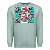 Seafoam floral mama Premium Sweatshirt - AdoDesignShop