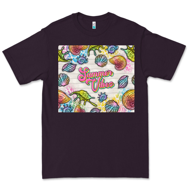 Summer Vibes With Sea Shells Premium Tee by TumblerDesignByShophia | Teevron