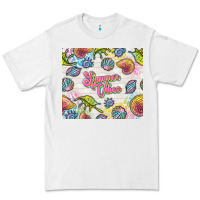 White summer vibes with sea shells Premium Tee - TumblerDesignByShophia