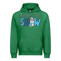 Emerald let it snow snowman coffee Urban Hoodie - JahusDesignShop