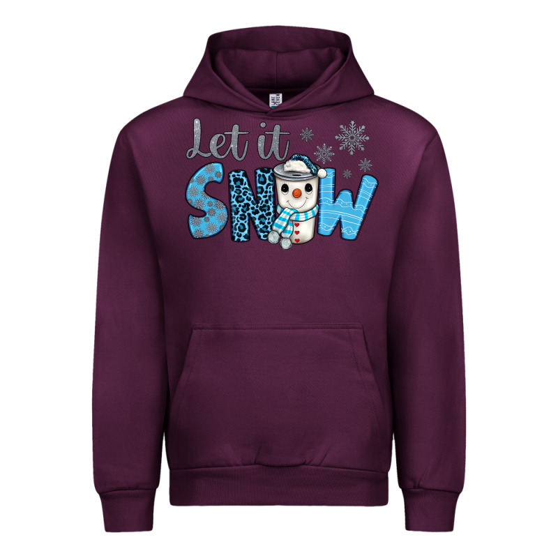 Let It Snow Snowman Coffee Urban Hoodie by JahusDesignShop | Teevron