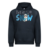 Navy let it snow snowman coffee Urban Hoodie - JahusDesignShop