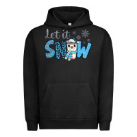 Pigment Black let it snow snowman coffee Urban Hoodie - JahusDesignShop