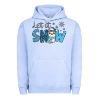 Pigment Grape Ice let it snow snowman coffee Urban Hoodie - JahusDesignShop