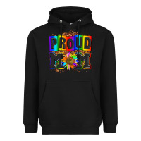 Black proud mom with sunflower Heavyweight Hoodie - AdoDesignShop