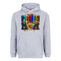 Heather Grey proud mom with sunflower Heavyweight Hoodie - AdoDesignShop