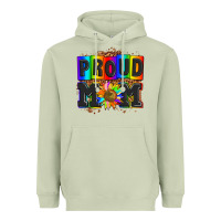 Matcha proud mom with sunflower Heavyweight Hoodie - AdoDesignShop