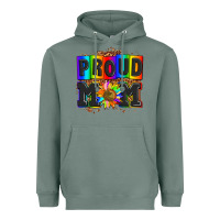 Sage proud mom with sunflower Heavyweight Hoodie - AdoDesignShop