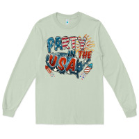 Matcha Party in the USA Long Sleeve Tee - FaDigitalArtStudio