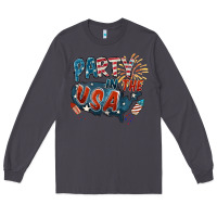 Smoke Party in the USA Long Sleeve Tee - FaDigitalArtStudio