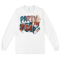 White Party in the USA Long Sleeve Tee - FaDigitalArtStudio