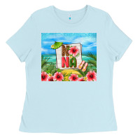 Baby Blue summer nana Ladies Tee - TumblerDesignByShophia