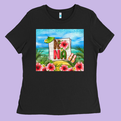Summer Nana Ladies Tee Designed By Tumblerdesignbyshophia
