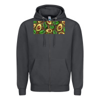 Smoke avocados with wood and leopard background 15 oz mug Zipper Hoodie - BarkalooDesign