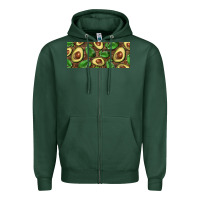 Sports Green avocados with wood and leopard background 15 oz mug Zipper Hoodie - BarkalooDesign