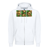 Avocados With Wood And Leopard Background 15 Oz Mug Zipper Hoodie | Teevron