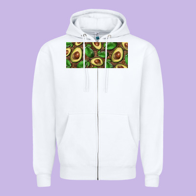 Avocados With Wood And Leopard Background 15 Oz Mug Zipper Hoodie Designed By Barkaloodesign